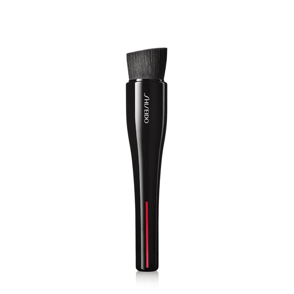 imageShiseido HASU FUDE Foundation Brush  Flat Angled Design for Precision ampamp Excellent StreakFree Coverage  HighPerformance Synthetic Bristles  Made in Japan