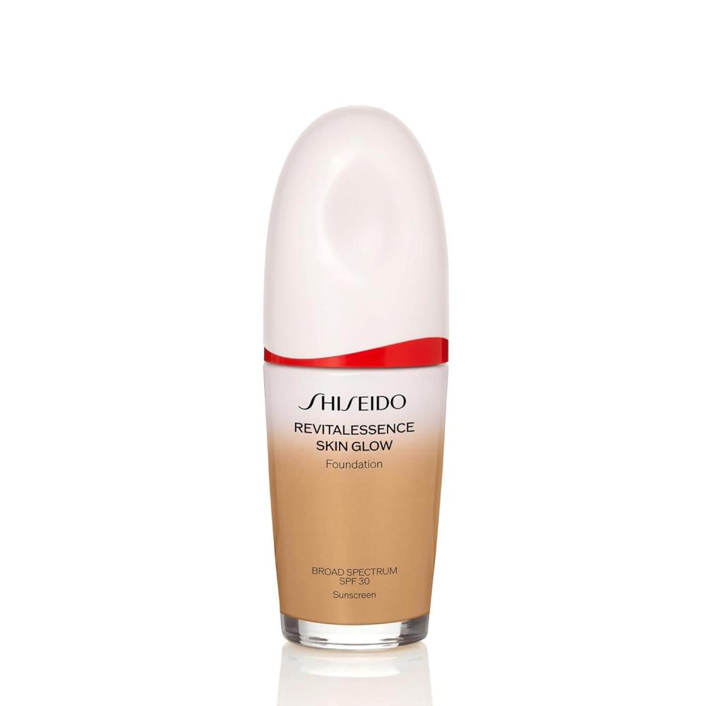 imageShiseido RevitalEssence Skin Glow Foundation SPF 30 350 Maple  Buildable Medium Coverage  24HR Hydration ampamp 12HR Wear  Transfer Crease ampamp Fade Resistant  NonComedogenic  All Skin Types