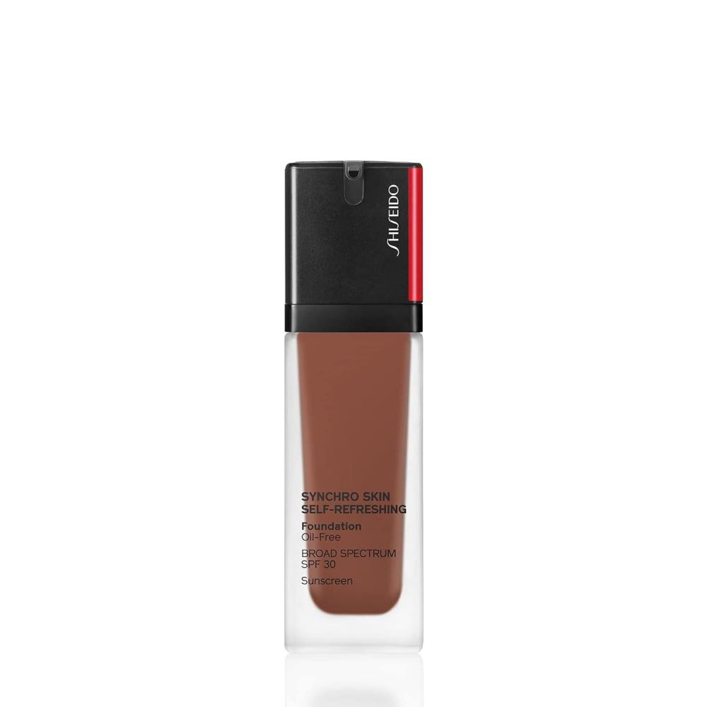 imageShiseido Synchro Skin SelfRefreshing Foundation SPF 30  Medium Buildable Coverage  24Hour Wear  Waterproof ampamp Transfer Resistant  NonComedogenicMahogany