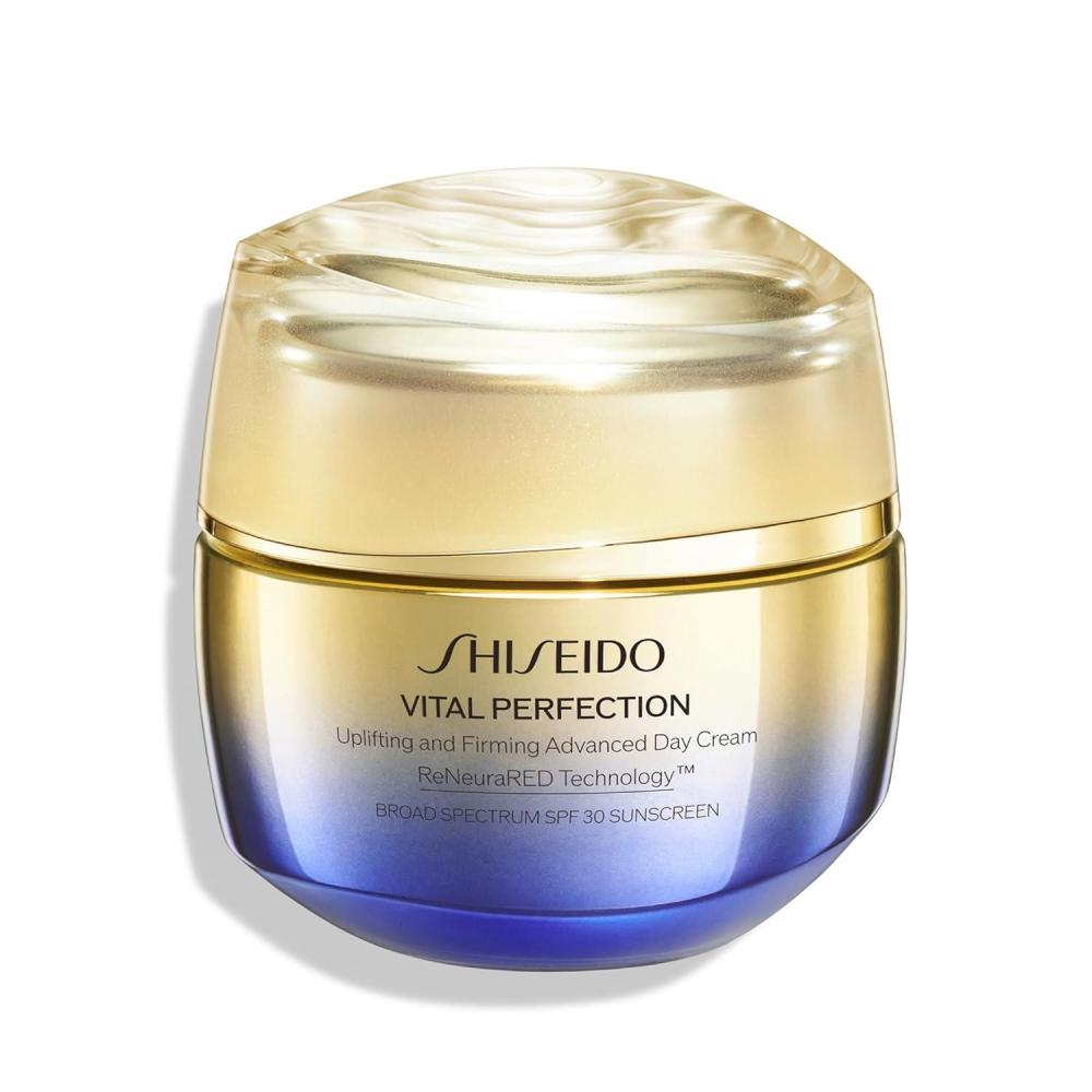 imageShiseido Vital Perfection Uplifting and Firming Advanced Day Cream SPF 30  MultiBenefit Lifting and Firming Face Moisturizer  50 mL