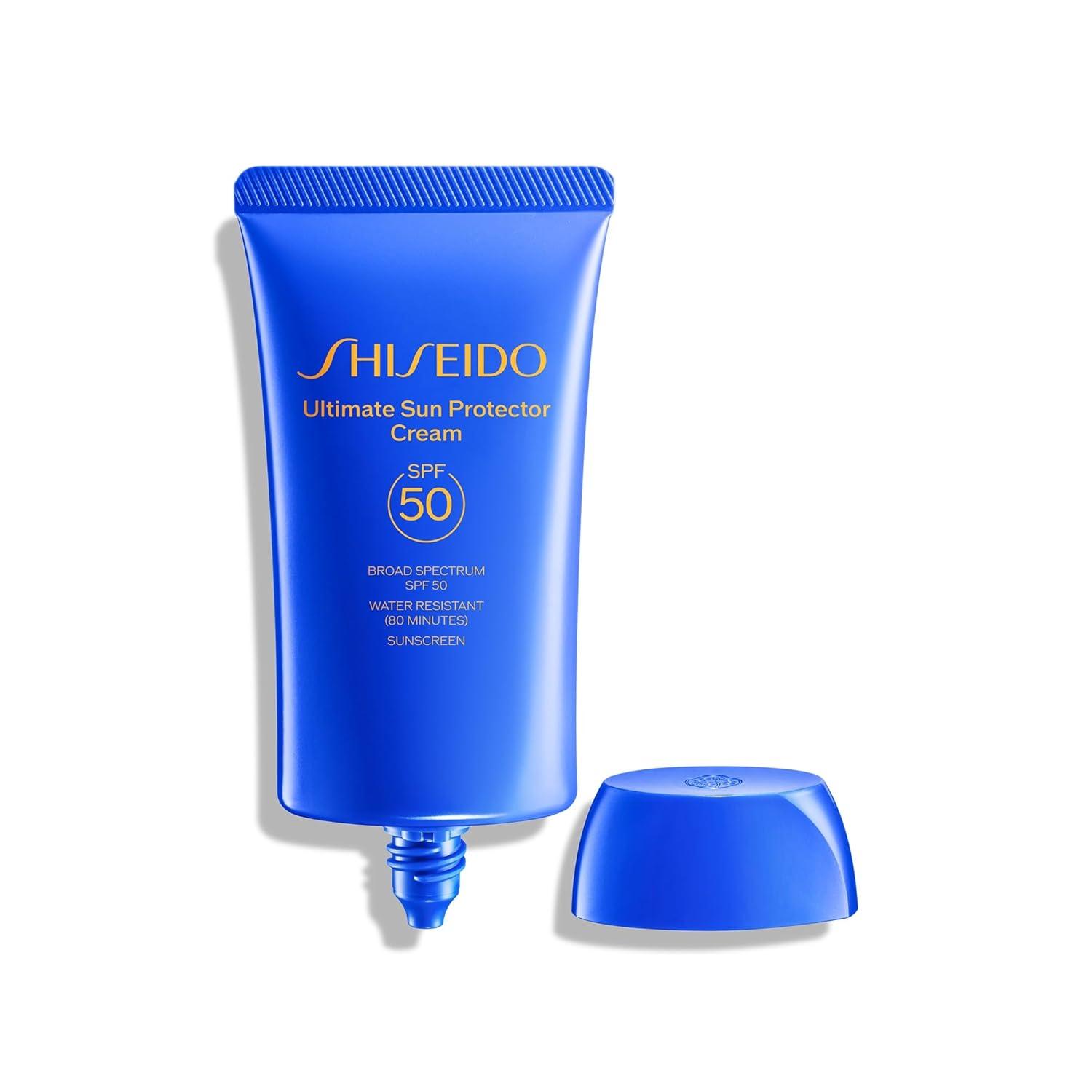 imageShiseido Ultimate Sun Protector Lotion  Invisible BroadSpectrum Sunscreen for Face ampamp Body  Lightweight Formula  All Skin TypesSPF 50 Cream  17 Fl Oz