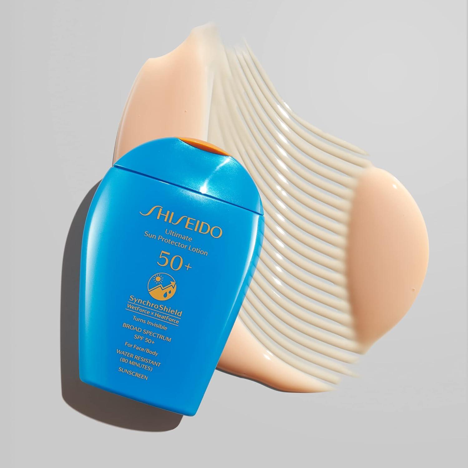 imageShiseido Ultimate Sun Protector Lotion  Invisible BroadSpectrum Sunscreen for Face ampamp Body  Lightweight Formula  All Skin TypesSPF 50 Lotion  5 Fl Oz