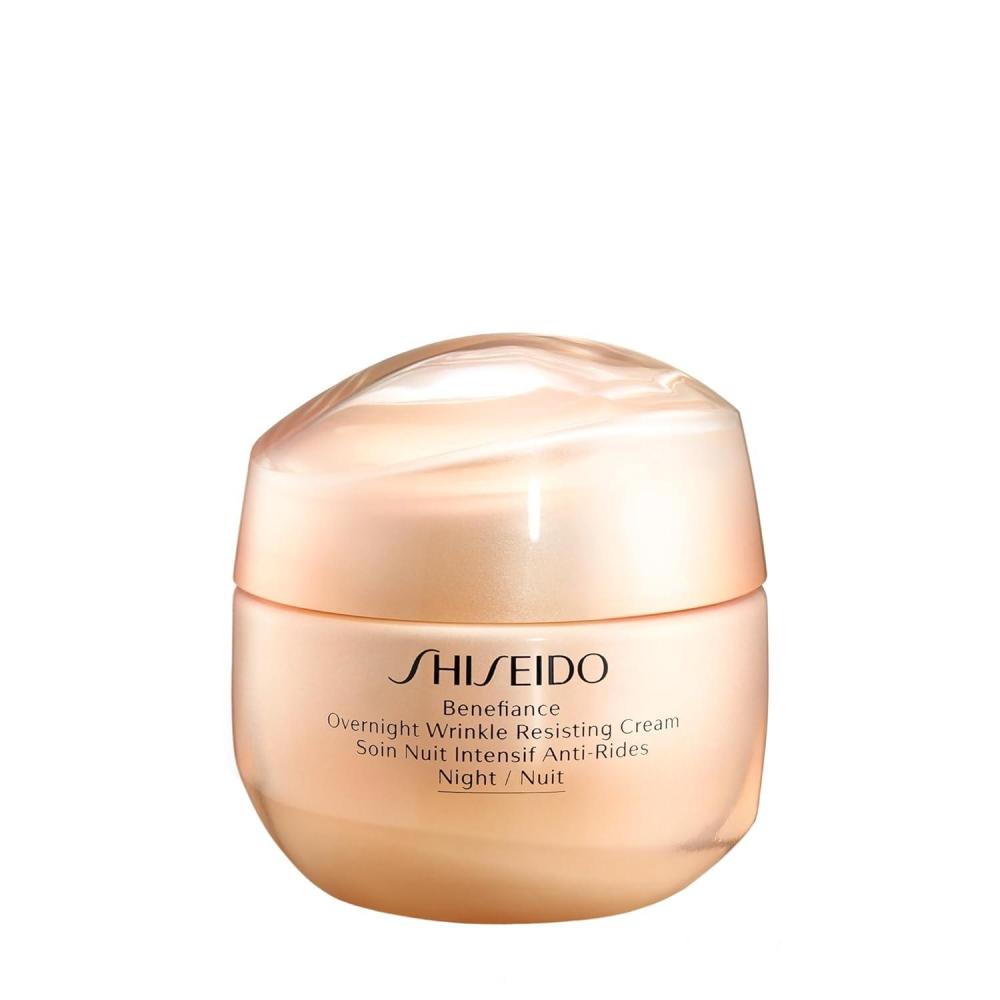 imageShiseido Benefiance Overnight Wrinkle Resisting Cream  50 mL  AntiAging Night Cream for Normal to Dry Skin  Visibly Improves Wrinkles for Smooth Rested Skin