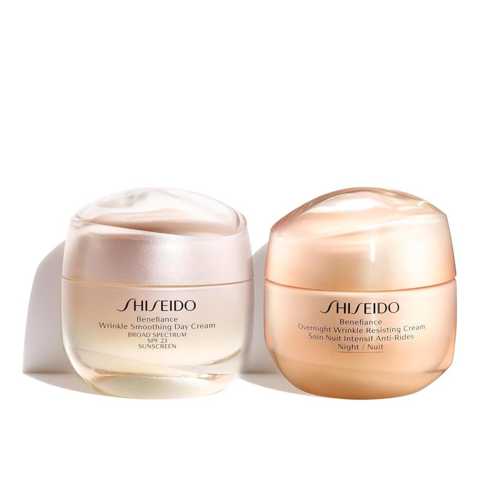 imageShiseido Benefiance Wrinkle Smoothing Day Cream 50 mL  Benefiance Overnight Wrinkle Resisting Cream 50 mL