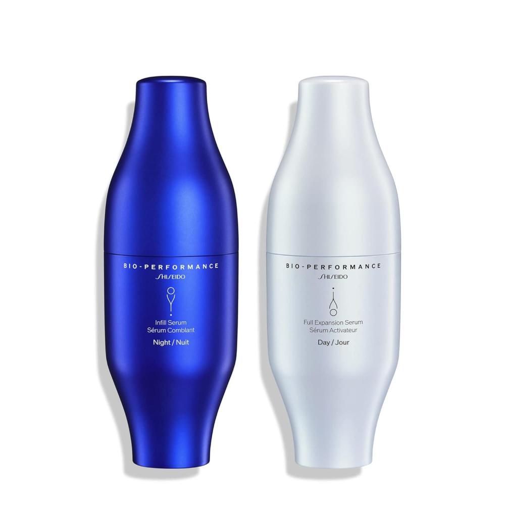 imageShiseido BioPerformance Skin Filler Serums  TwoStep Serum System  Night ampamp Day Formulas for Plump Firm Skin