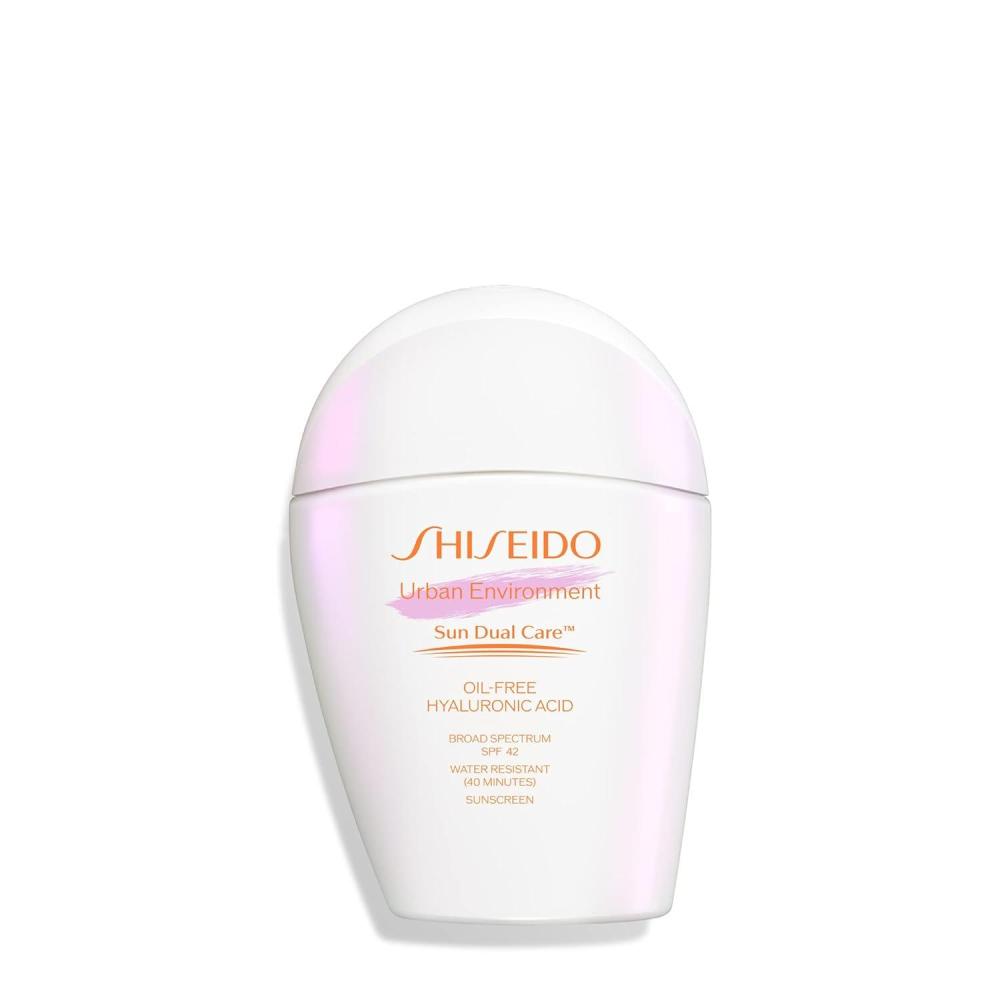 imageShiseido Urban Environment OilFree Sunscreen SPF 42  Protects Hydrates Mattifies ampamp Works as Face Primer  Water Resistant for 40 Minutes  NonComedogenic16 Fl Oz Pack of 1