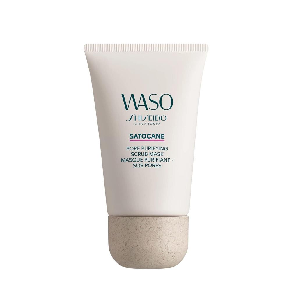 imageShiseido Waso SATOCANE Pore Purifying Scrub Mask  33 oz  Mineral Clay Face Mask  Gently Exfoliates ampamp Visibly Minimizes Pores ampamp Blackheads  Vegan Fragrance Free ampamp NonComedogenic