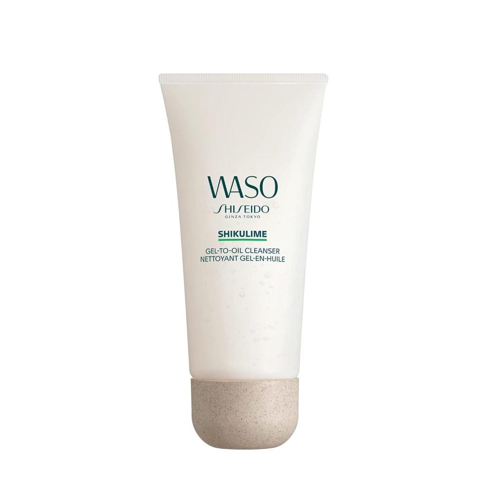 imageShiseido Waso SHIKULIME GeltoOil Cleanser  4 oz  Cleanser ampamp Makeup Remover for Fresh Balanced Skin  Vegan Cruelty Free ampamp Fragrance Free