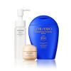 Shiseido Active Sun Protection Set – Includes Ultimate Sun Protector Lotion SPF 60+ (150 mL), Perfect Cleansing Oil (40 mL) & Benefiance Wrinkle Smoothing Cream (15 mL) – $81 Value