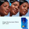 Shiseido Clear Sunscreen Stick SPF 50+ – Invisible Broad-Spectrum Face Sunscreen – Wear Under & Over Makeup – Lightweight Formula – All Skin Types(Pack of 1)