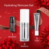 Shiseido Men’s Hydrating Skincare Set – Includes Total Revitalizer Light Fluid (70mL), Total Revitalizer Eye Cream (15mL), Ultimune Men Power Infusing Concentrate (10mL) & Reusable Pouch – $140 Value
