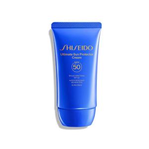 Shiseido Ultimate Sun Protector Lotion – Invisible Broad-Spectrum Sunscreen for Face & Body – Lightweight Formula – All Skin Types(SPF 50 Cream  1.7 Fl Oz)