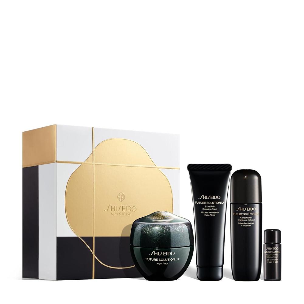 imageShiseido Future Solution LX Regenerating Cream Set Total Regenerating Cream 50mL Cleansing Foam 50mL Concentrated Softener 74mL ampamp Intensive Firming Brilliance Serum 8mL 437 Value