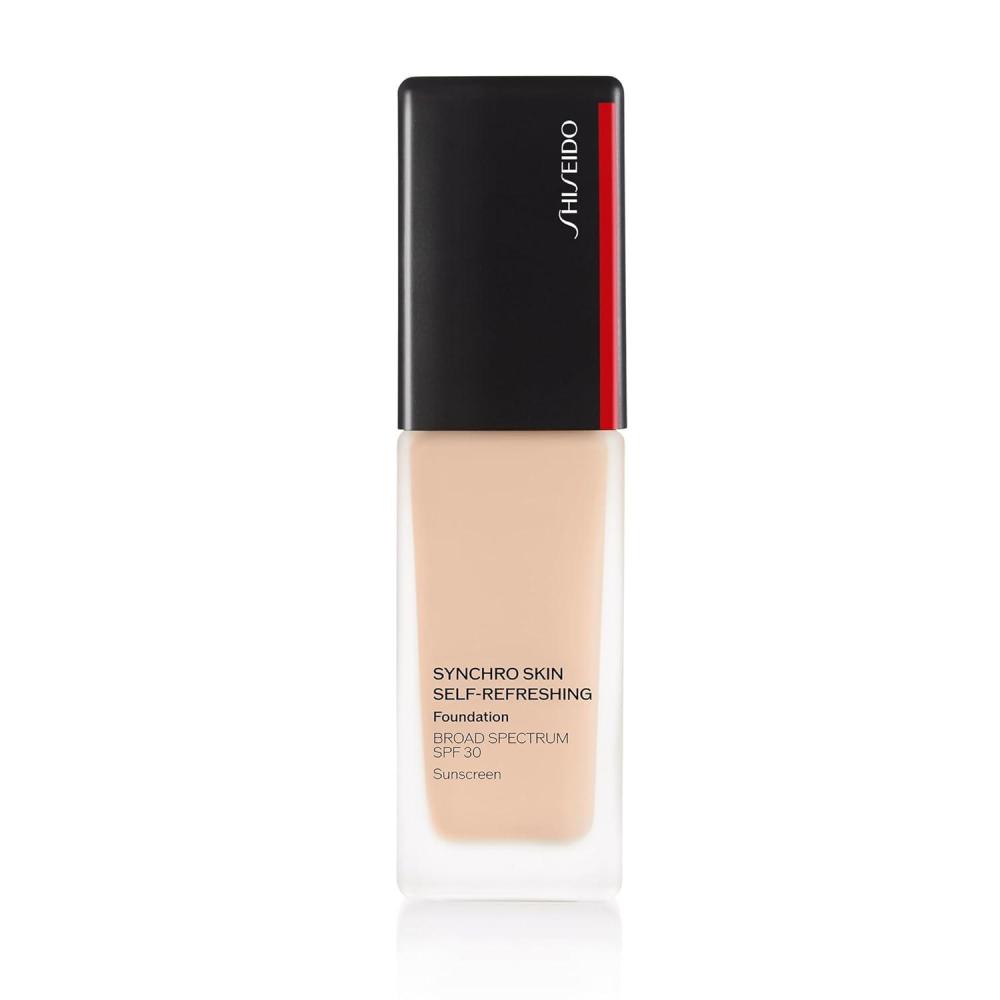 imageShiseido Synchro Skin SelfRefreshing Foundation SPF 30 Medium Buildable Coverage 24Hour Wear Waterproof ampamp Transfer Resistant NonComedogenic120 Ivory