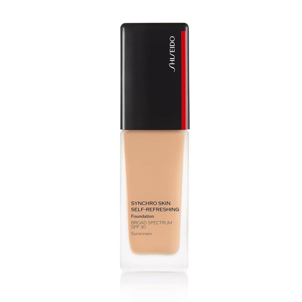 imageShiseido Synchro Skin SelfRefreshing Foundation SPF 30 Medium Buildable Coverage 24Hour Wear Waterproof ampamp Transfer Resistant NonComedogenic320 Pine