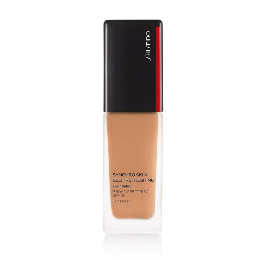 imageShiseido Synchro Skin SelfRefreshing Foundation SPF 30 Medium Buildable Coverage 24Hour Wear Waterproof ampamp Transfer Resistant NonComedogenic410 Sunstone