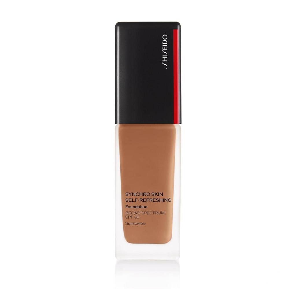 imageShiseido Synchro Skin SelfRefreshing Foundation SPF 30 Medium Buildable Coverage 24Hour Wear Waterproof ampamp Transfer Resistant NonComedogenic510 Suede
