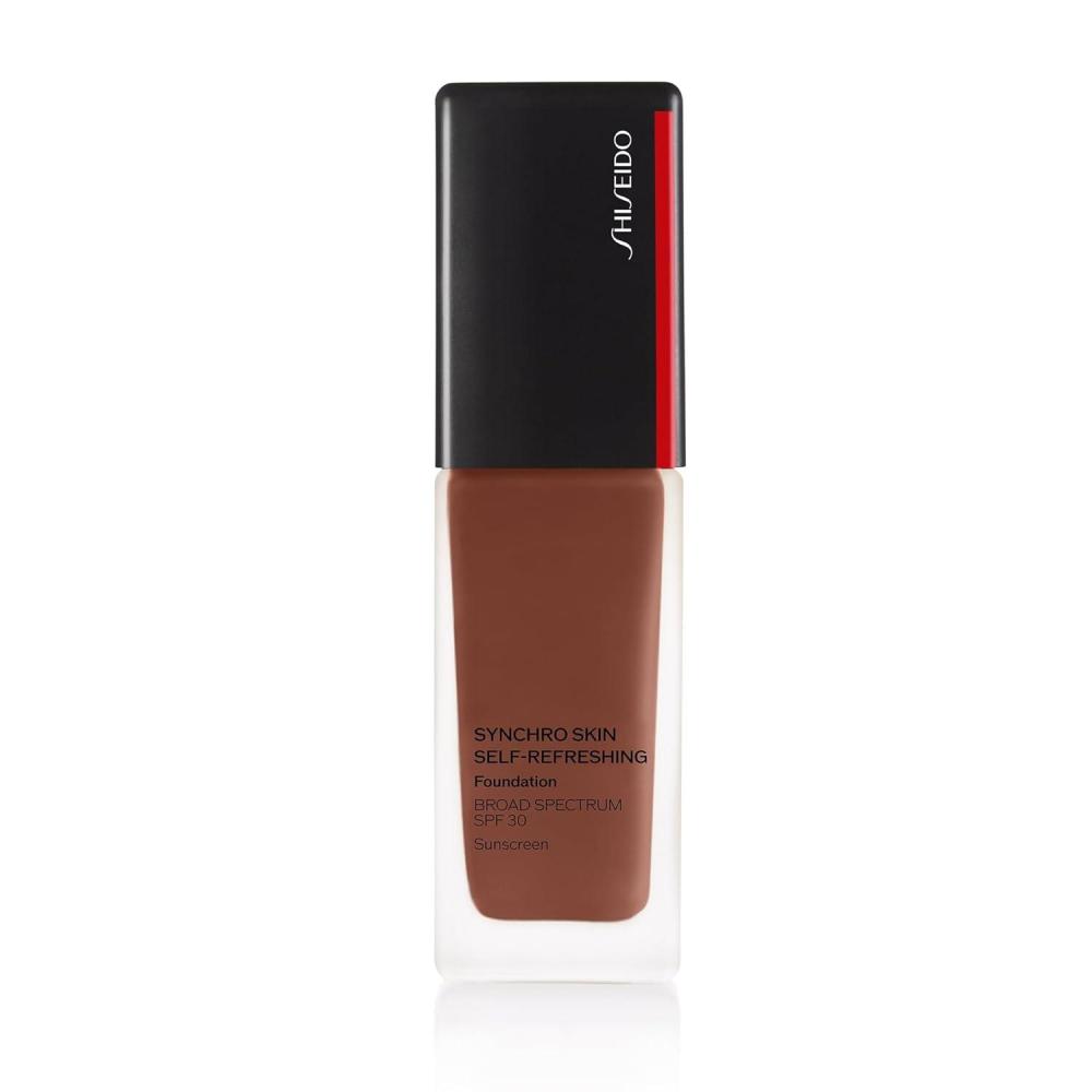 imageShiseido Synchro Skin SelfRefreshing Foundation SPF 30 Medium Buildable Coverage 24Hour Wear Waterproof ampamp Transfer Resistant NonComedogenic540 Mahogany