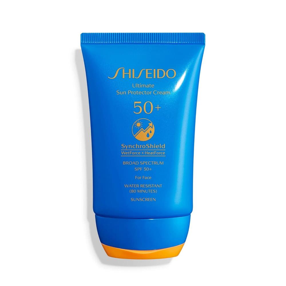 imageShiseido Ultimate Sun Protector Cream 50 mL Invisible BroadSpectrum SPF 50 Sunscreen Lightweight Formula All Skin Types