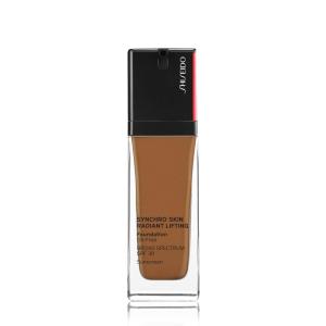 Shiseido Synchro Skin Radiant Lifting Foundation SPF 30, 510 Suede – 30 mL – Medium-to-Full, Buildable Coverage – 24-HR Hydration – Transfer, Crease & Smudge Resistant – Non-Comedogenic