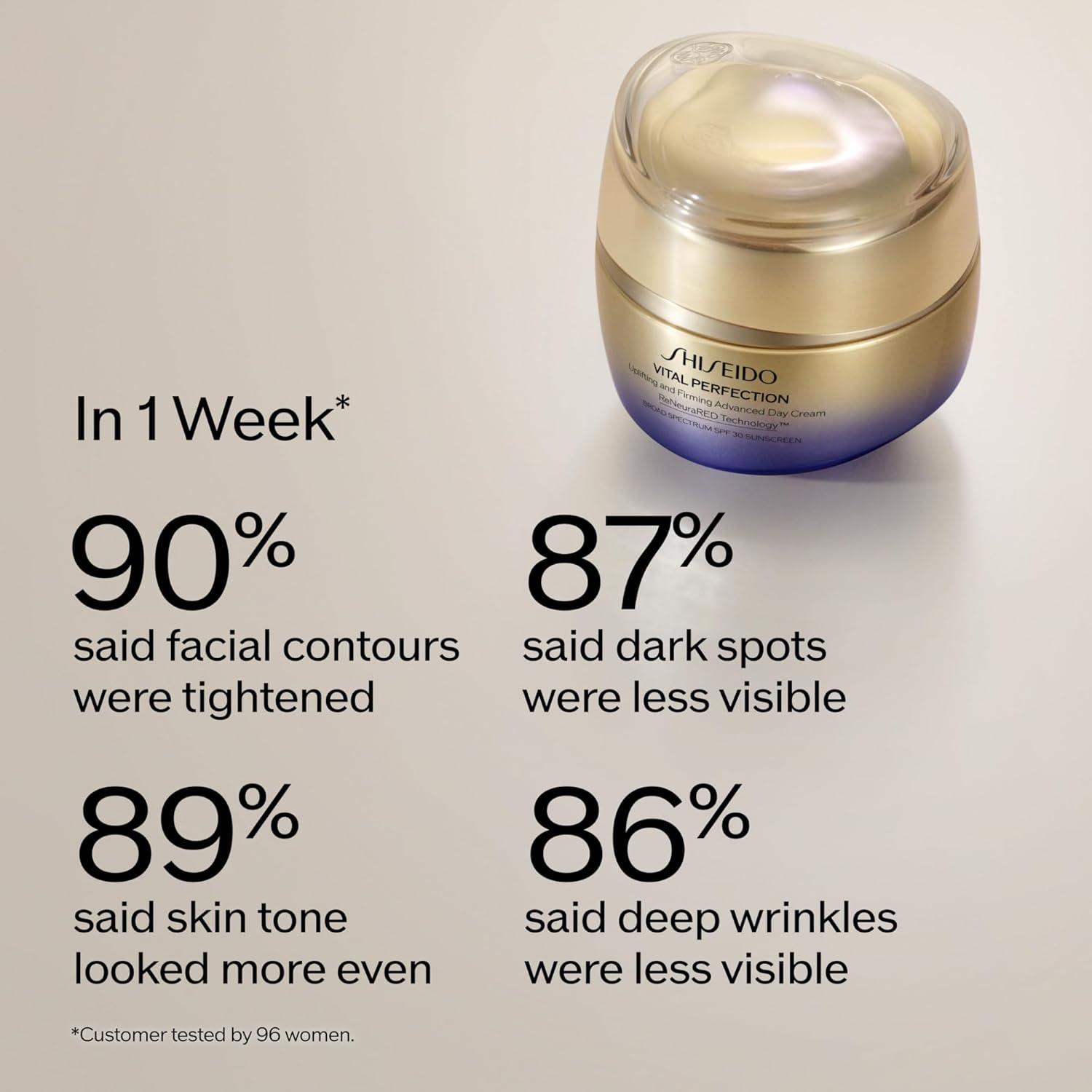 image:imageShiseido Vital Perfection Uplifting and Firming Advanced Day Cream SPF 30 Refill MultiBenefit Lifting and Firming Face Moisturizer 50 mL