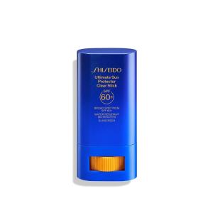 Shiseido Clear Sunscreen Stick – Invisible Broad-Spectrum Face Sunscreen – Wear Under & Over Makeup – Lightweight Formula – All Skin Types(SPF 60+  0.7 Oz)