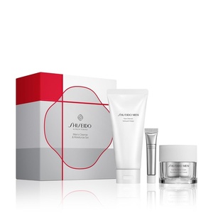 Shiseido Men’s Cleanse & Moisturize Set – Men Face Cleanser (125mL), Total Revitalizer Cream (50mL) & Eye Cream (5mL) – $132 Value